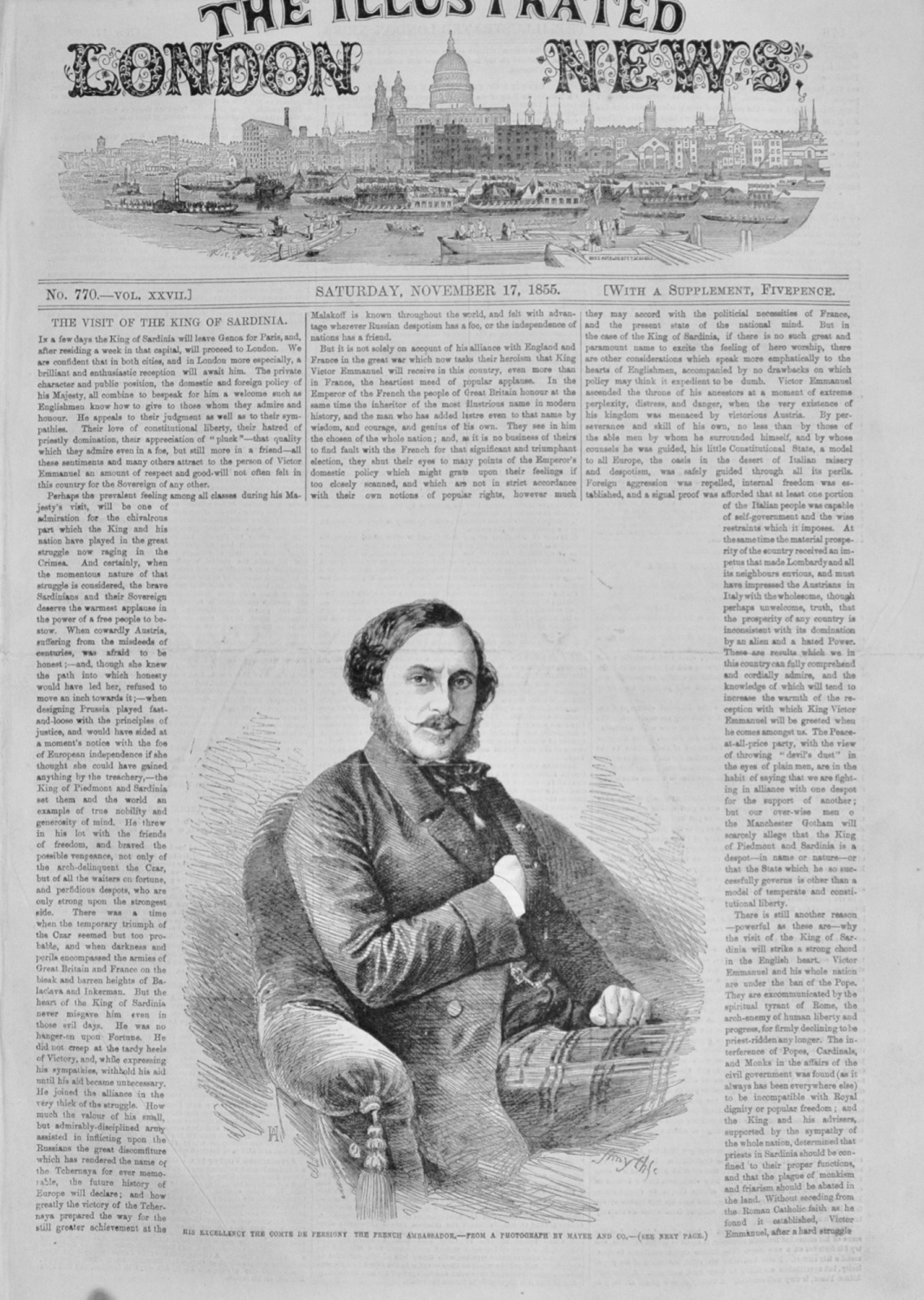 The Illustrated London News - November 17, 1855