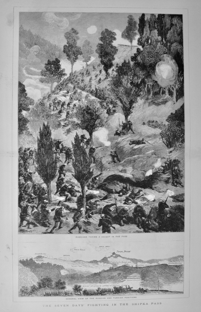 The Seven Days' Fighting in the Shipka Pass - 1877