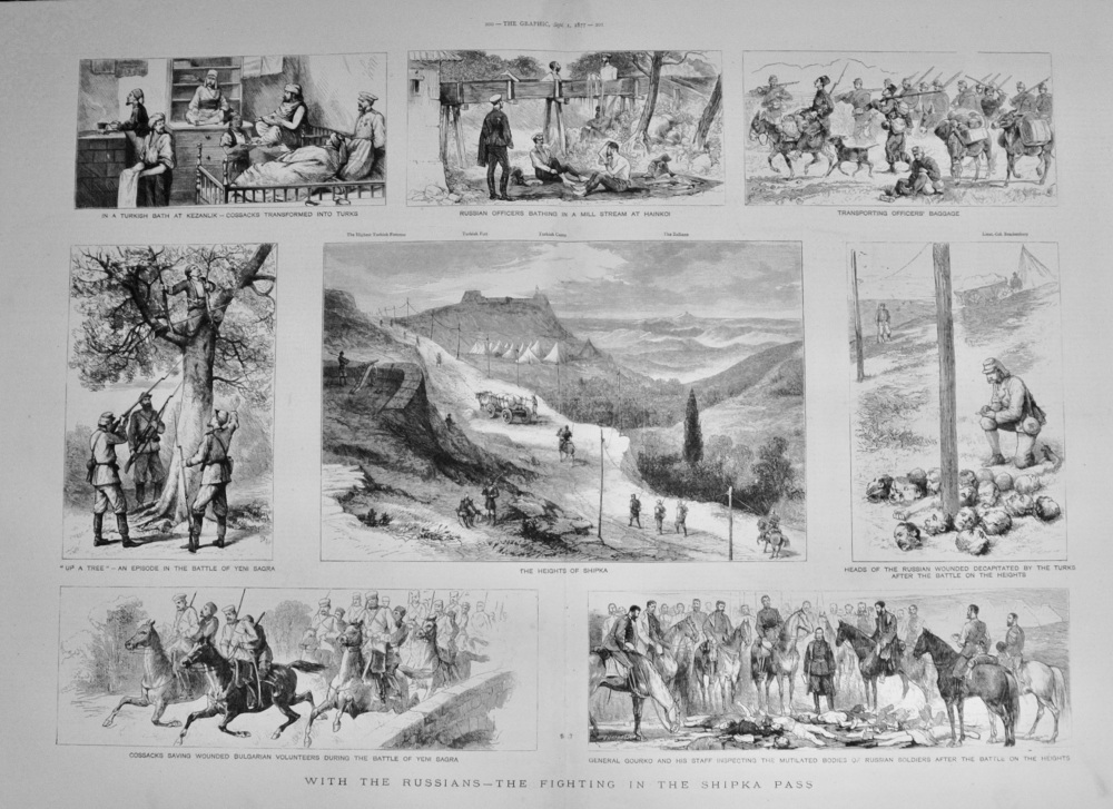The Fighting in the Shipka Pass - 1877
