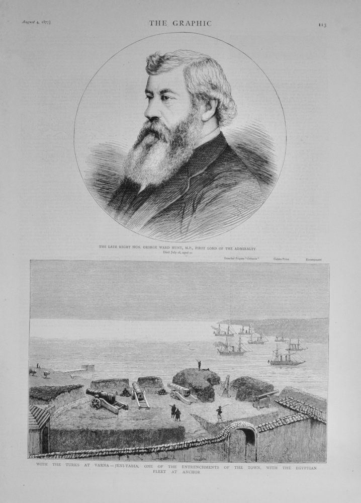 The Right Hon George Ward Hunt, M.P. - 1877