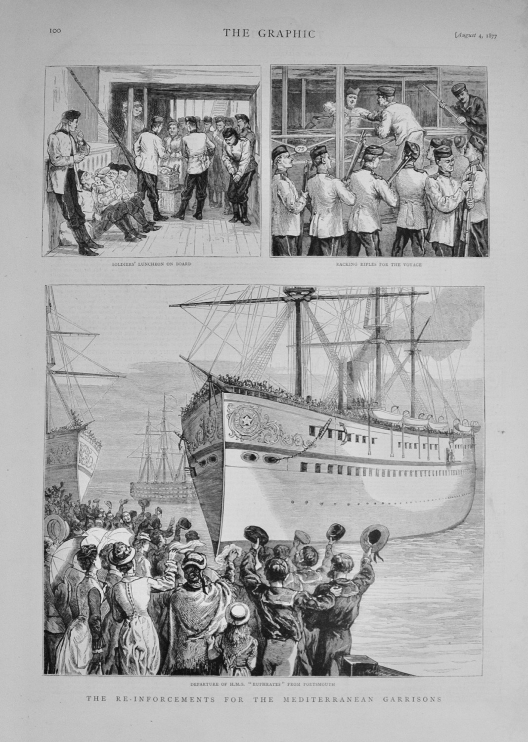 The Re-Inforcements for the Mediterranean Garrisons - 1877