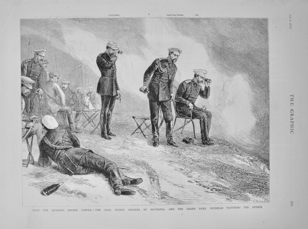 With the Russians before Plevna - 1877