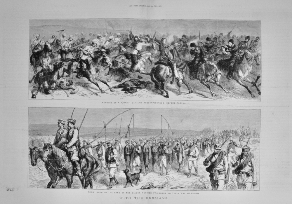 With the Russians at Plevna - 1877