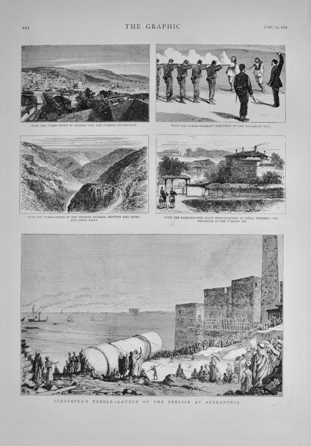 Cleopatra's Needle - 1877