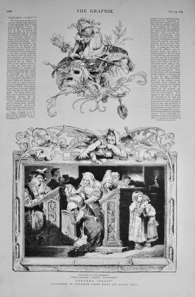 Goethe's "Faust" - 1877