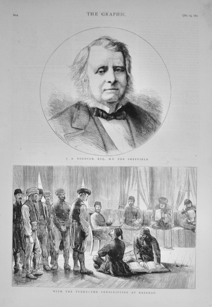 J A Roebuck, M.P. - 1877