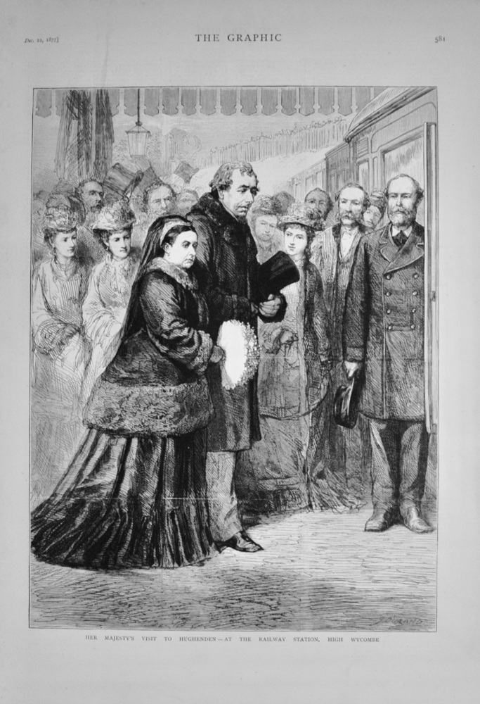 Her Majesty's Visit to P.M. Disraeli at Hughenden - 1877