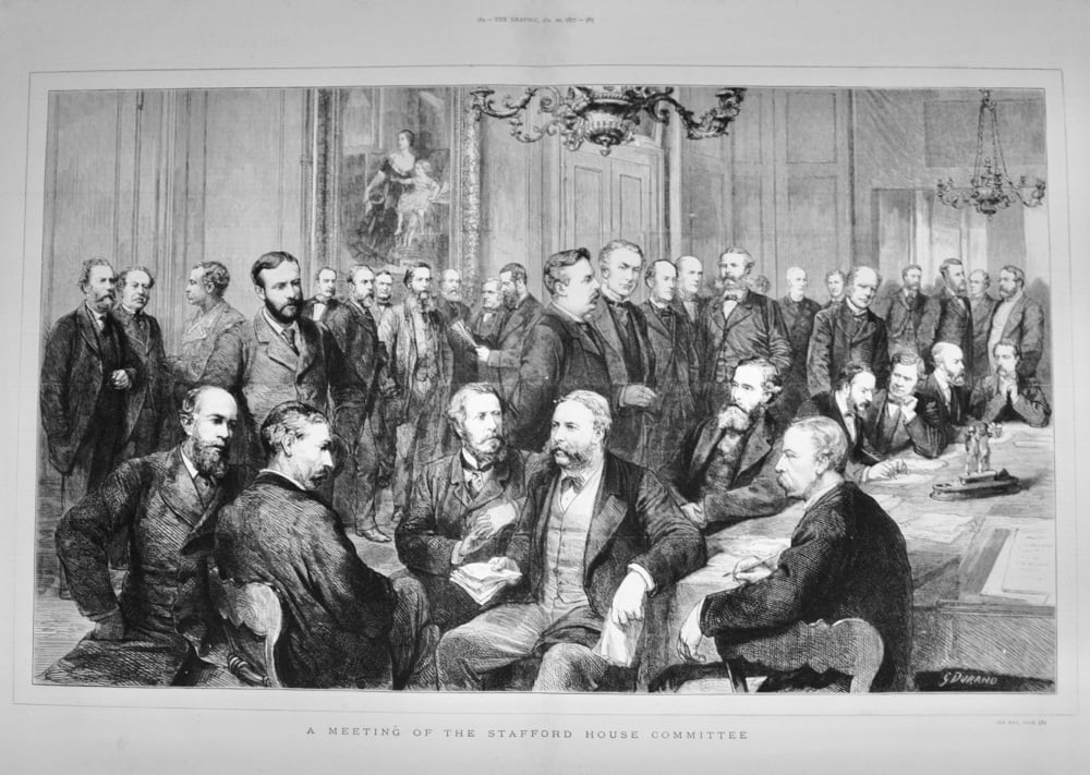 A Meeting of the Stafford House Committee - 1877