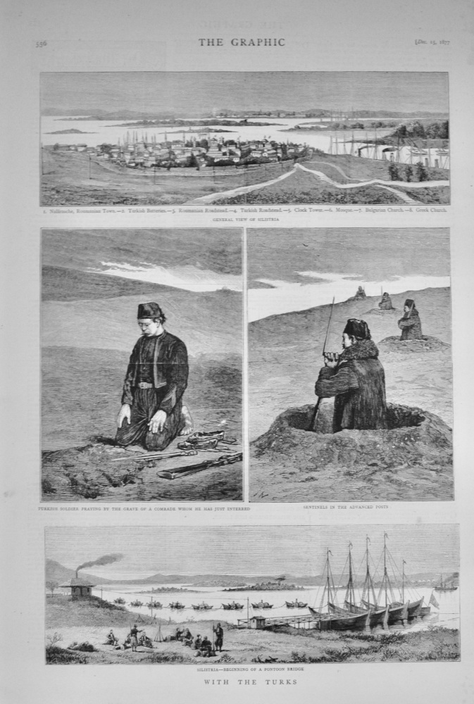 With the Turks - War with the Russians - 1877