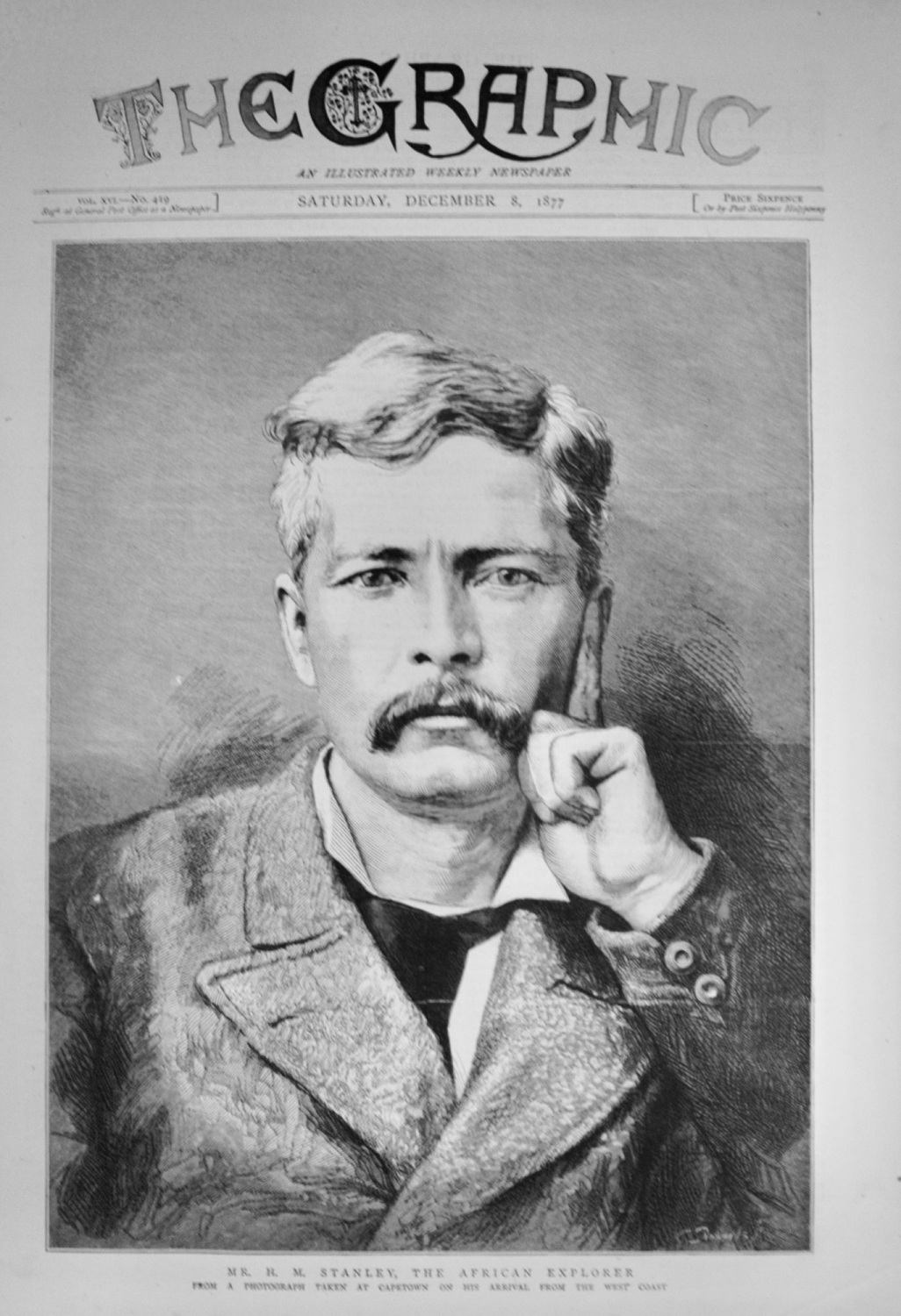 Mr H M Stanley - The African Explorer - 1877