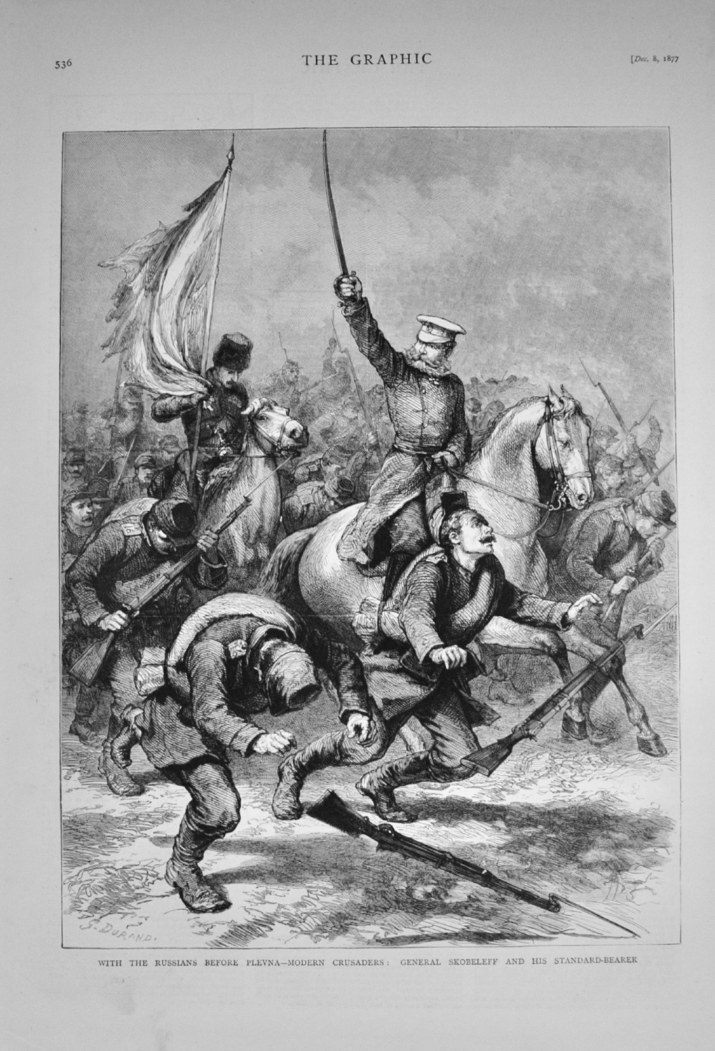 With the Russians before Plevna - 1877