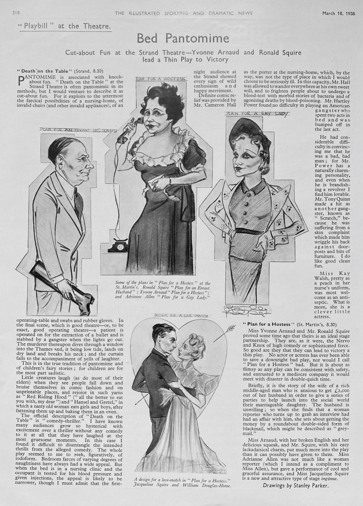 "Death on the Table" at The Strand - 1938