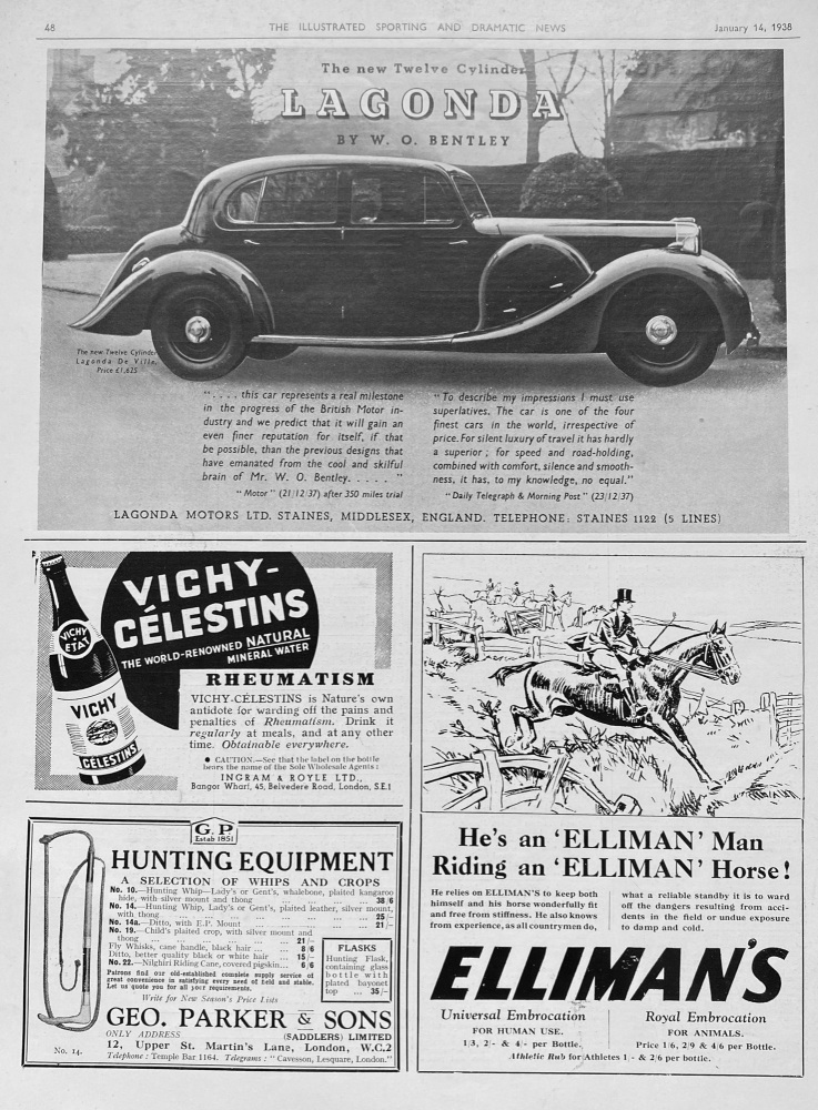 Lagonda (Car) - 1938