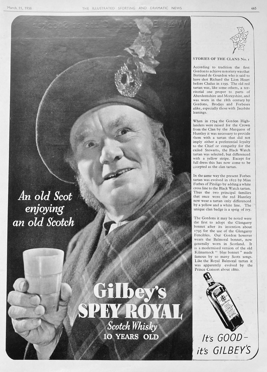Gilbey's Spey Royal Whisky