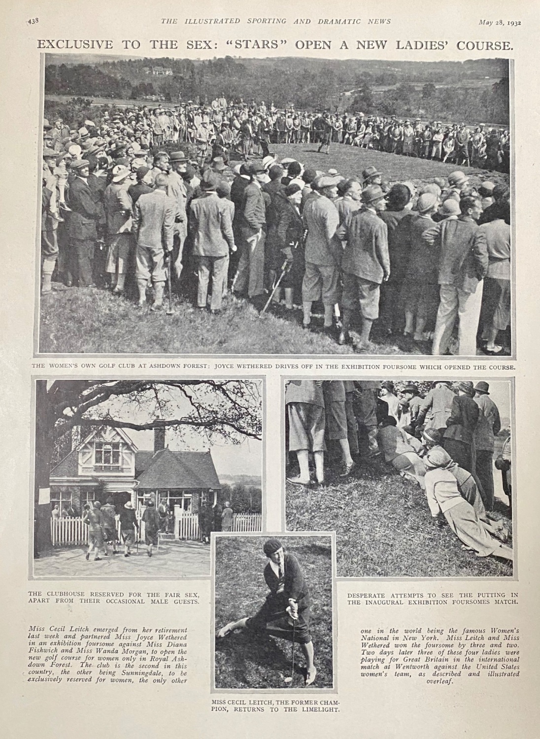 Ladies Golf at Royal Ashdown Golf Course - 1932