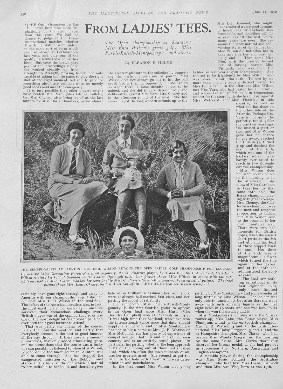 The Ladies Open Championship at Saunton Golf Club - 1932