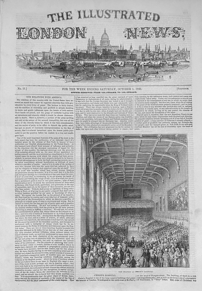 The Illustrated London News - October 1, 1842