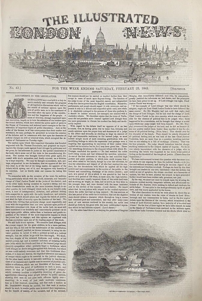 The Illustrated London News - February 25, 1843