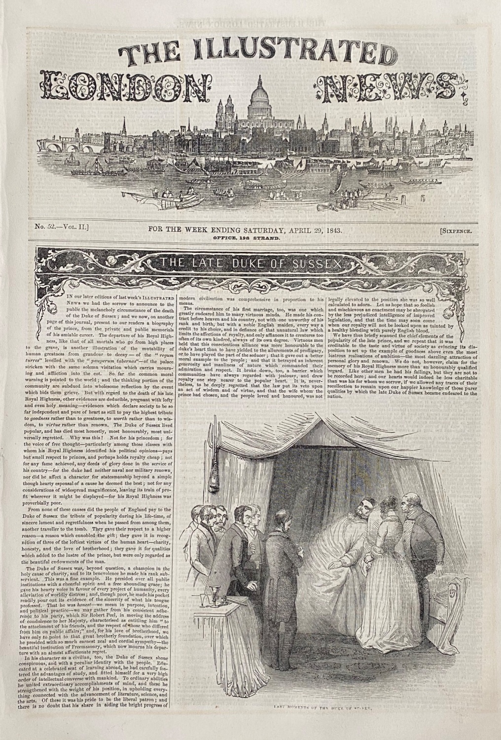 The Illustrated London News - April 29, 1843