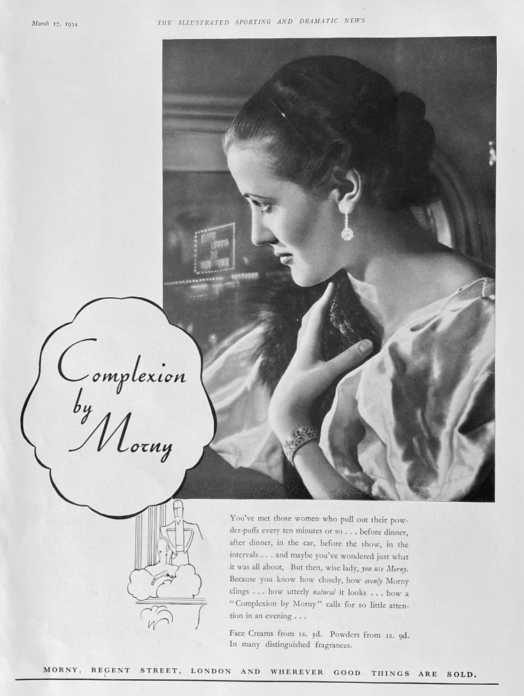 Morny,  Regent Street, London. 1934.