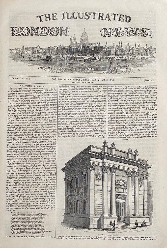 The Illustrated London News - June 24, 1843