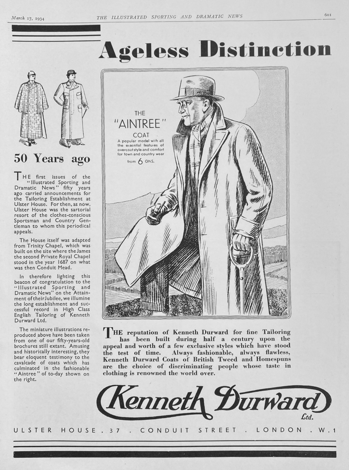 Kenneth Durward Ltd.  1934.