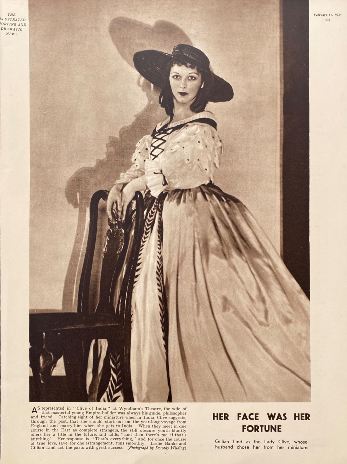 Her Face Was Her Fortune.  1934.