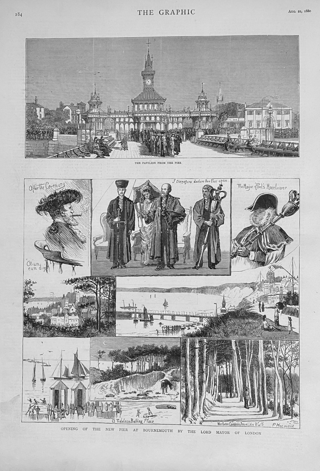 The Opening of the new Pier at Bournemouth - 1880