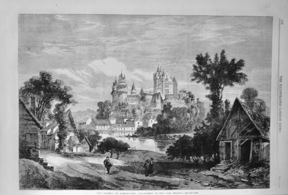 The Chateau De Pierrefonds - 1863