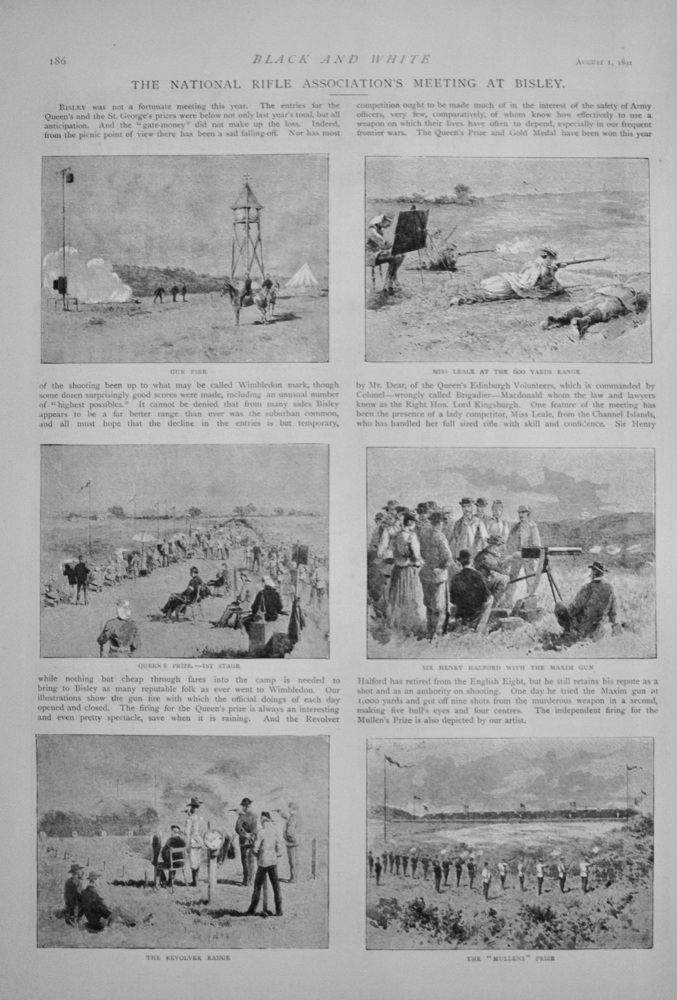 The National Rifle Association Meeting at Bisley - 1891