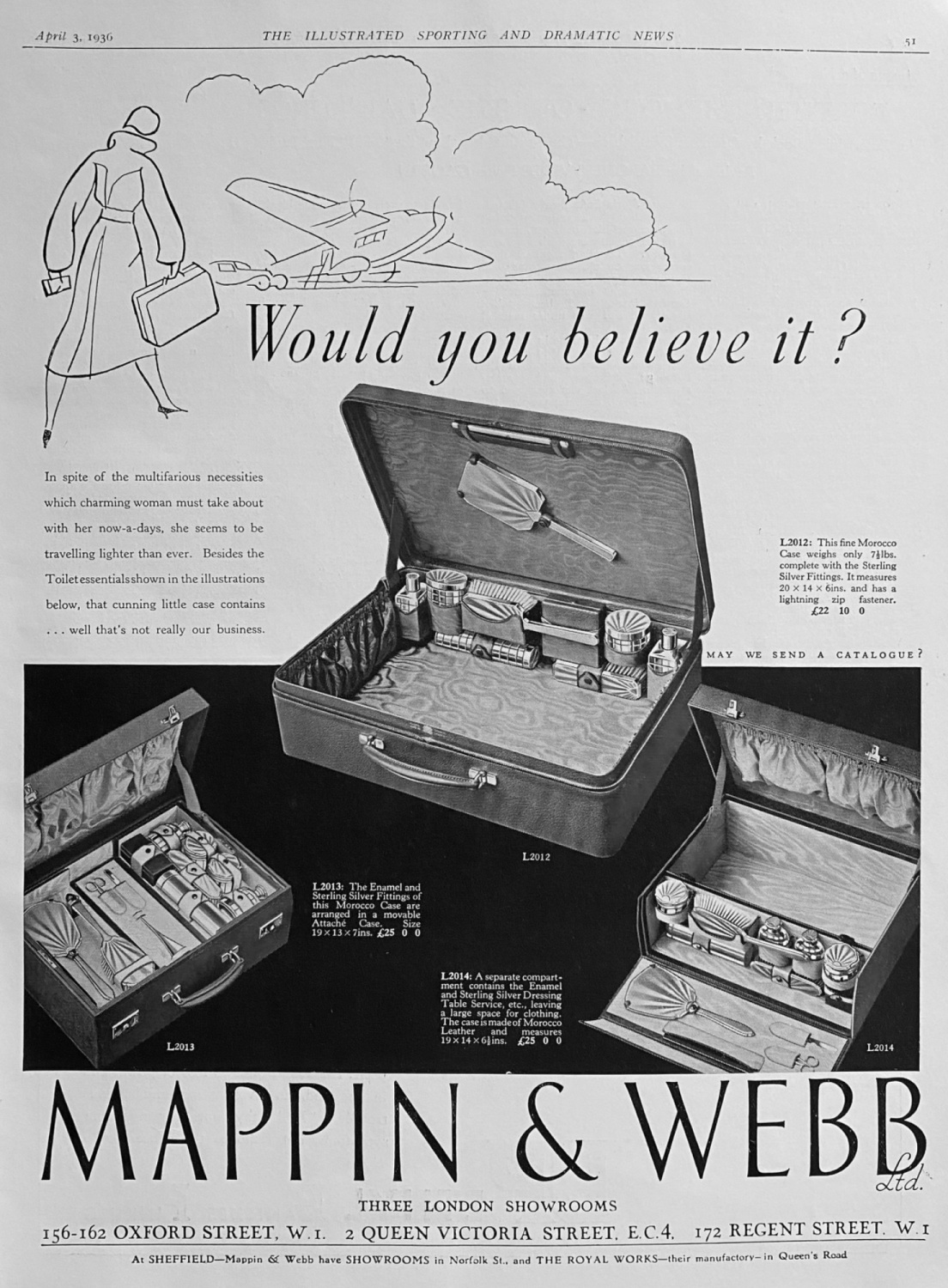 Mappin & Webb.  1936.