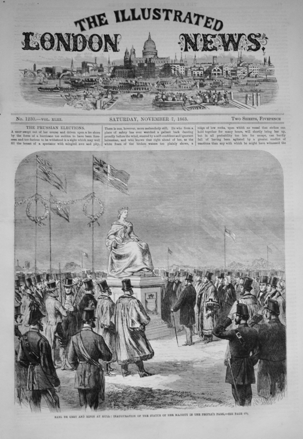 The Illustrated London News - November 7, 1863