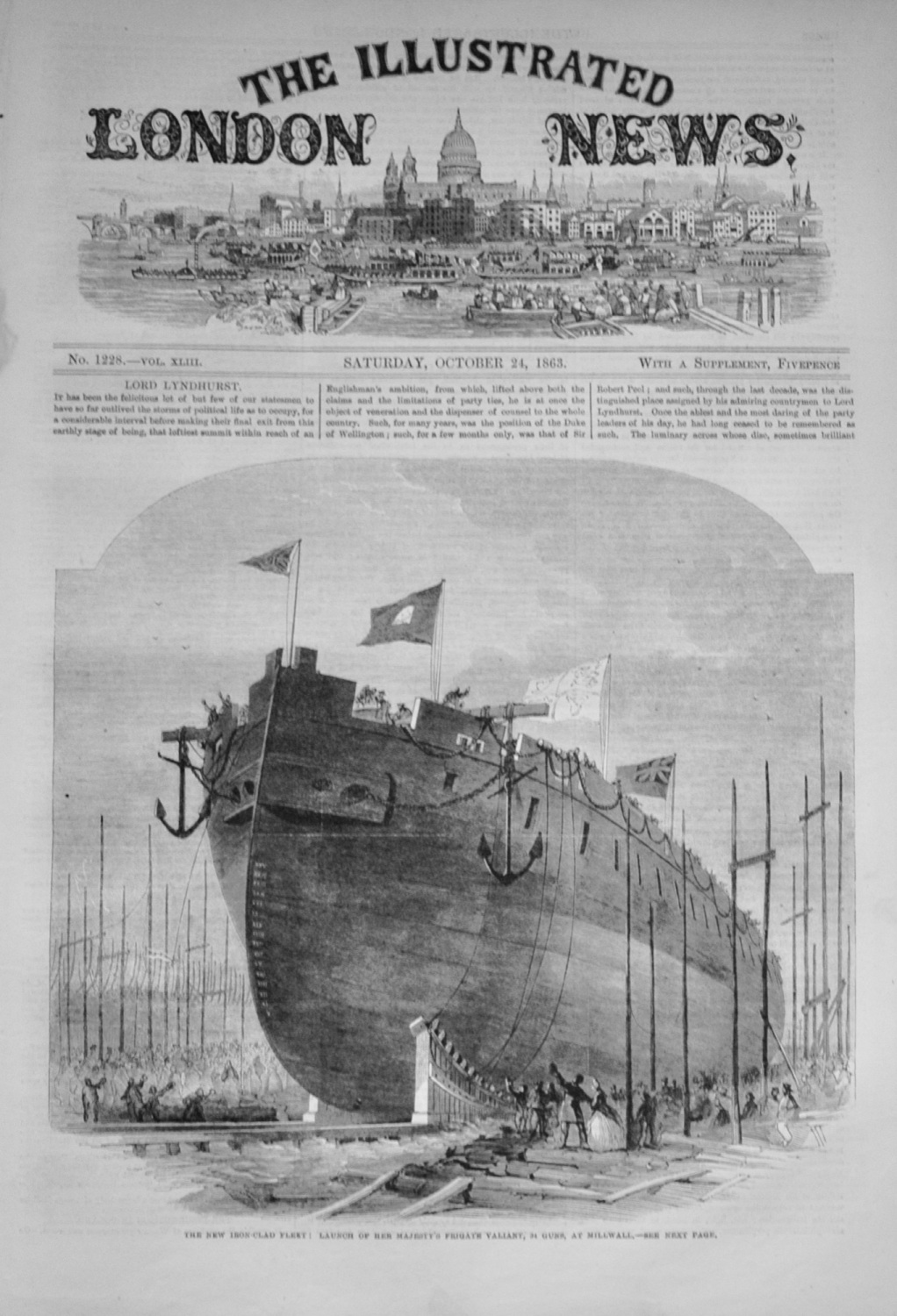 The Illustrated London News - October 24, 1863