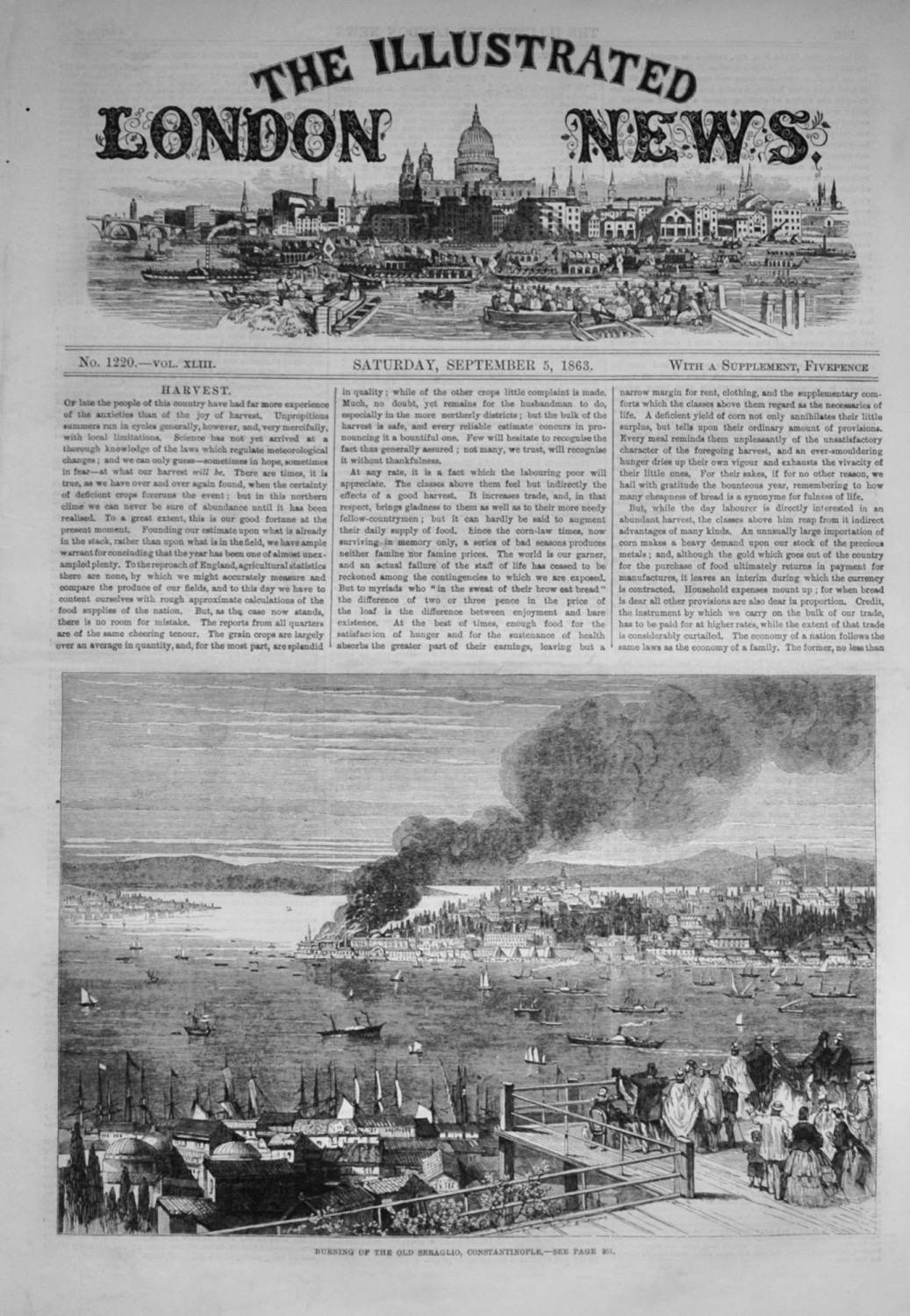 The Illustrated London News - September 5, 1863