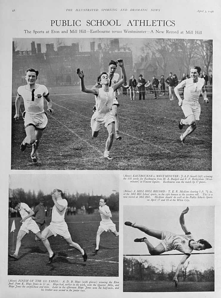 Public School Athletics.  1936.