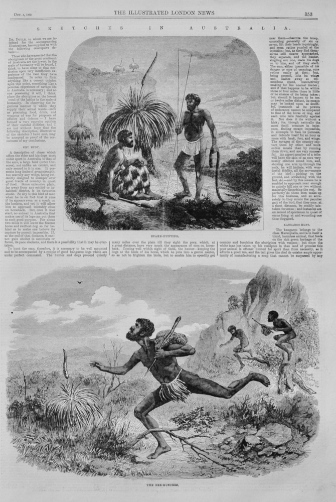 Sketches in Australia - 1863