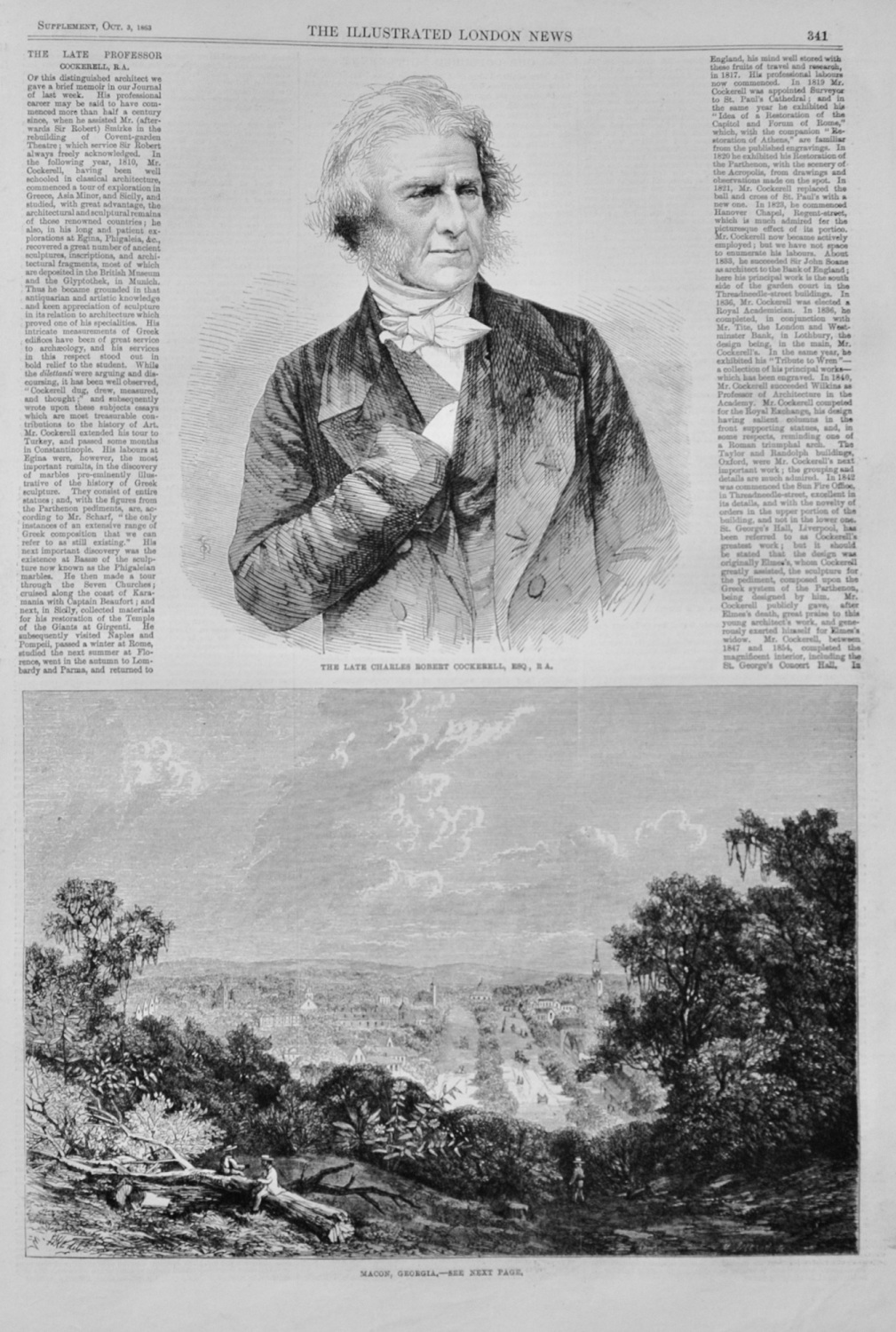 The Late Charles Robert Cockerell - 1863