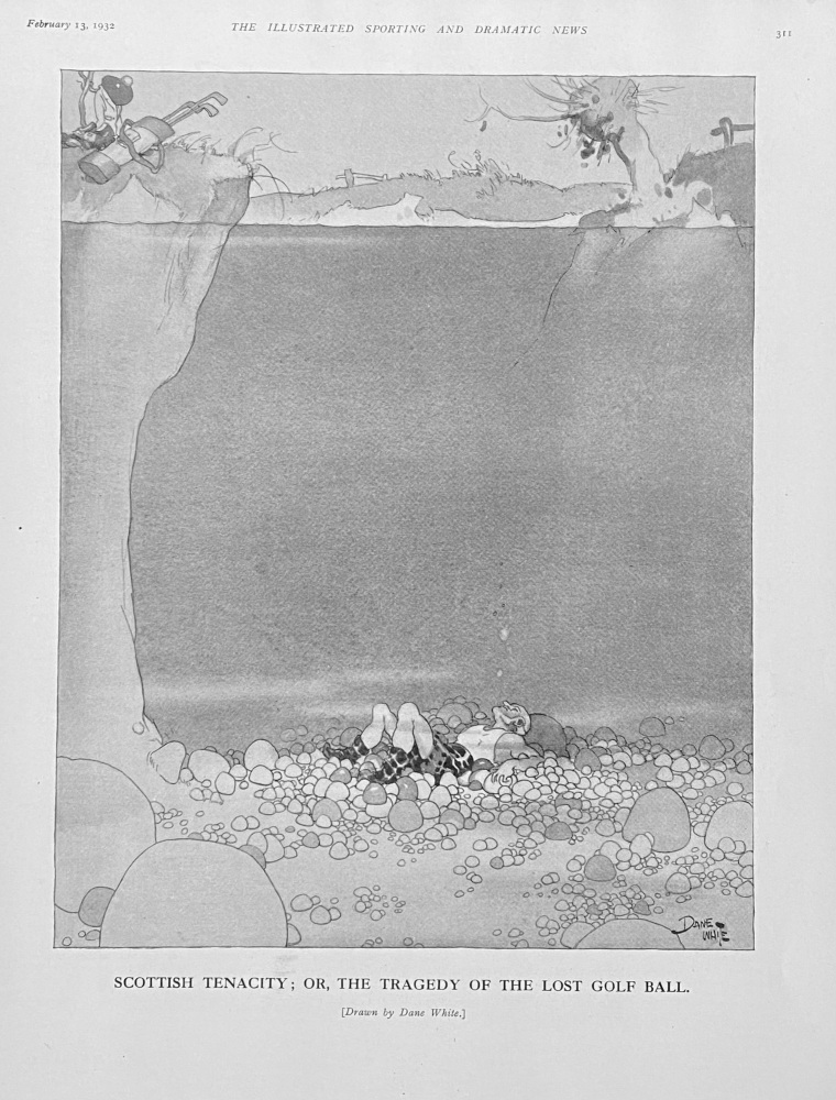 Scottish Tenacity :  or, The Tragedy of the Lost Golf Ball.  1932.