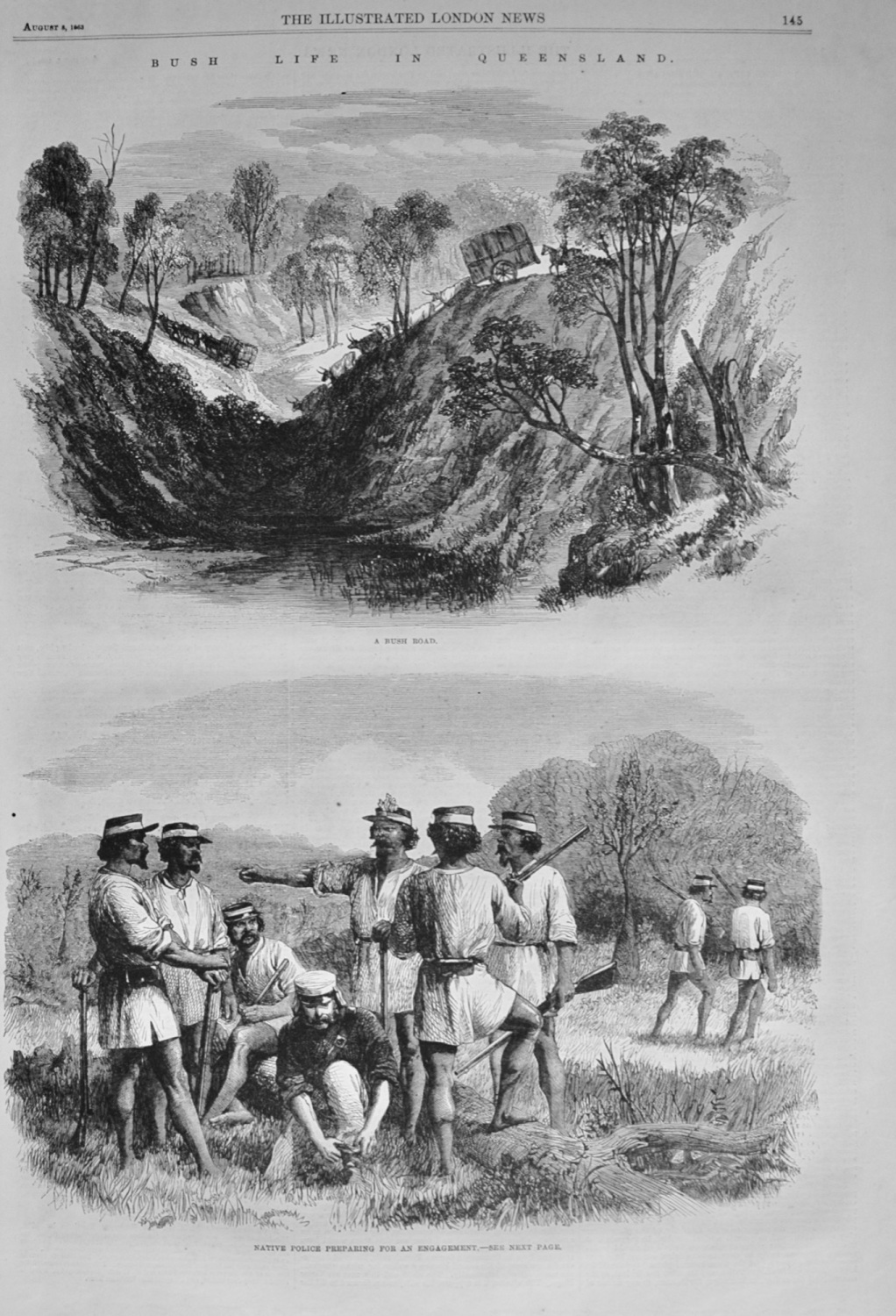 Bush Life in Australia - 1863