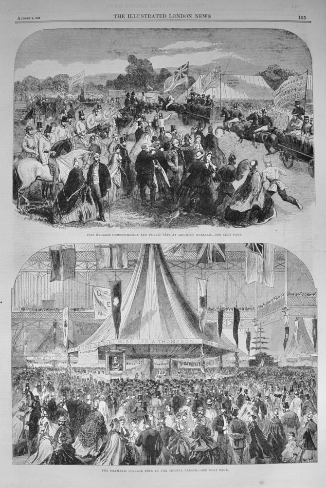 The Dramatic College Fete at the Crystal Palace - 1863