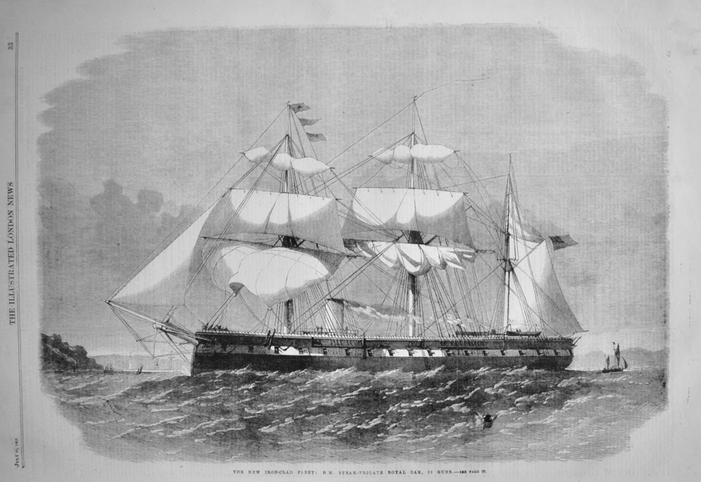 H.M. Steam Frigate "Royal Oak" - 1863