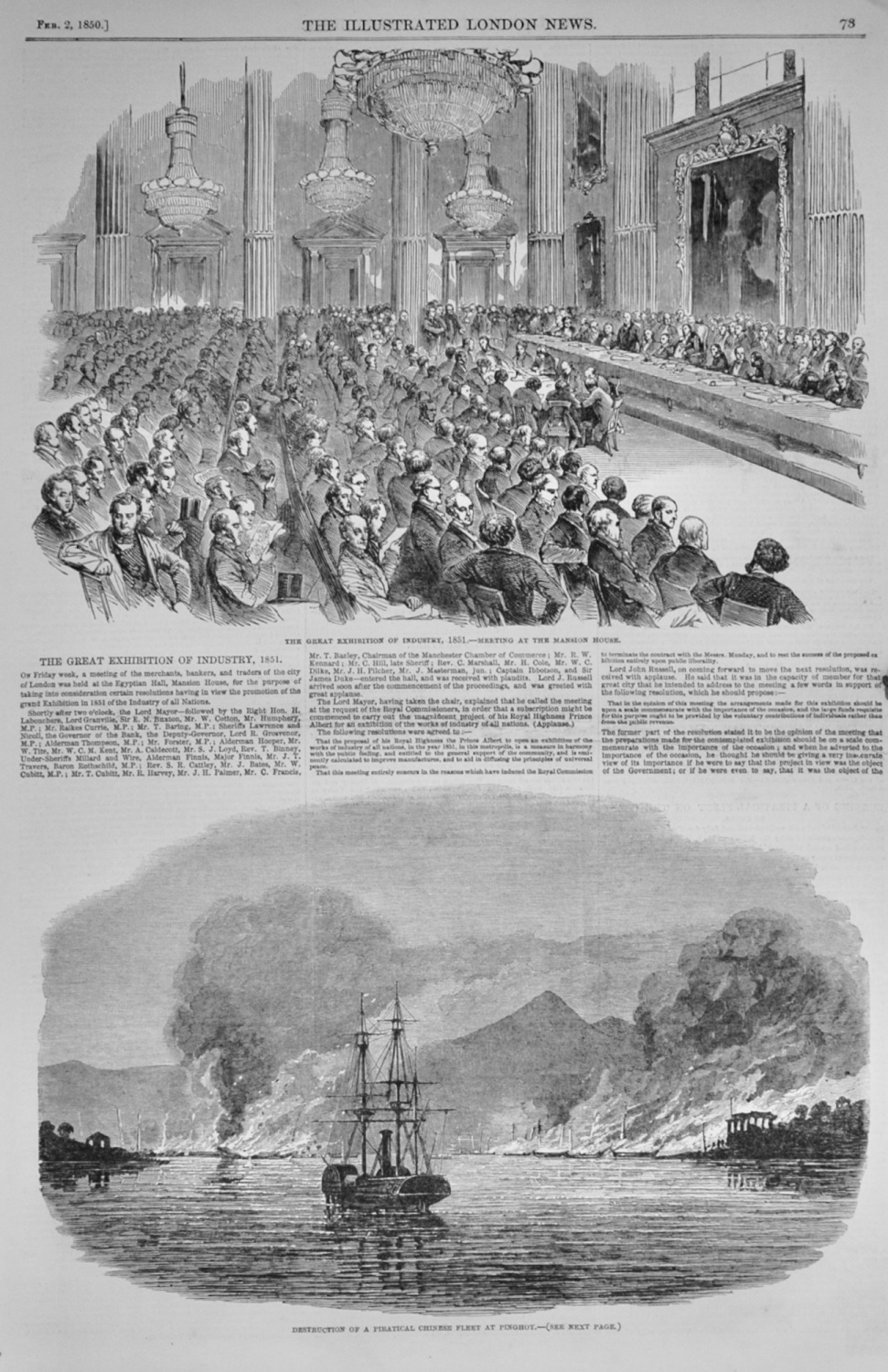 The Great Exhibition of Industry, 1851