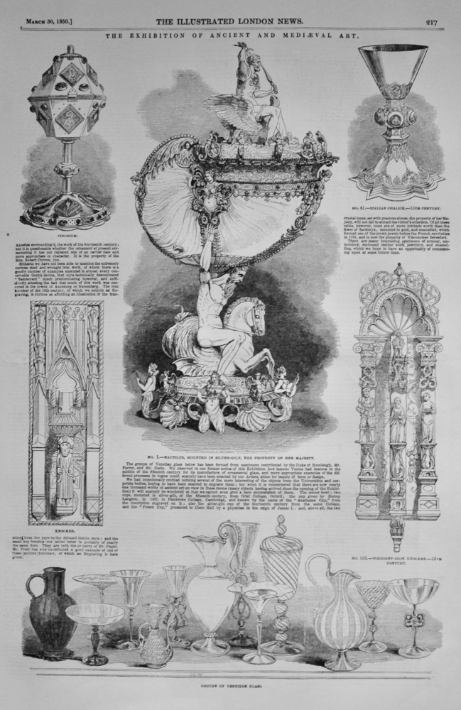 The Exhibition of Ancient and Mediaeval Art - 1850