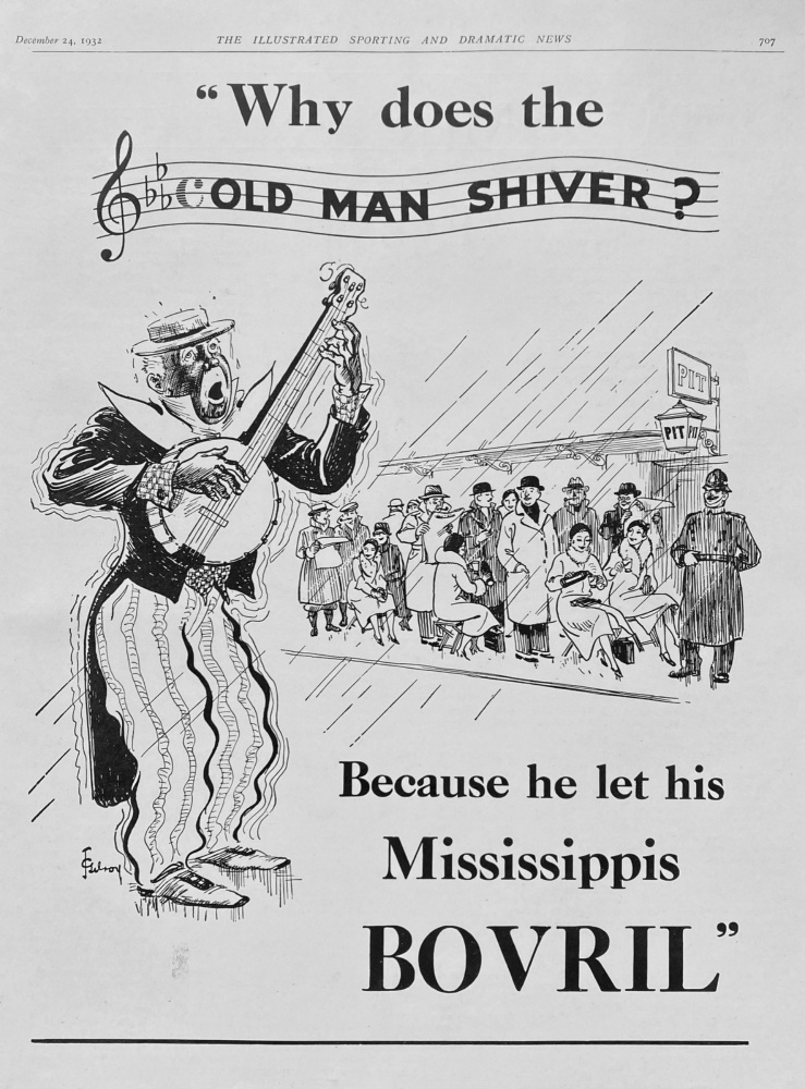 Bovril.  1932.