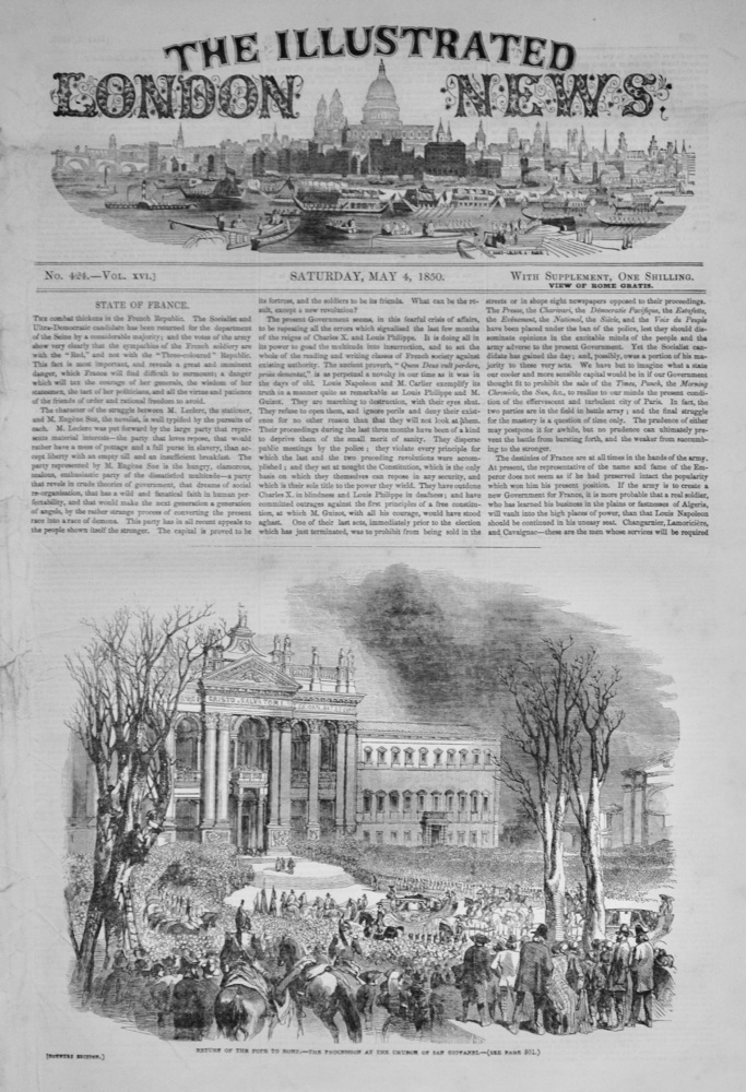 The Illustrated London News - May 4, 1850