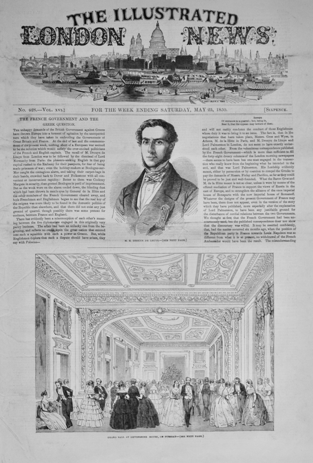 The Illustrated London News - May 25, 1850