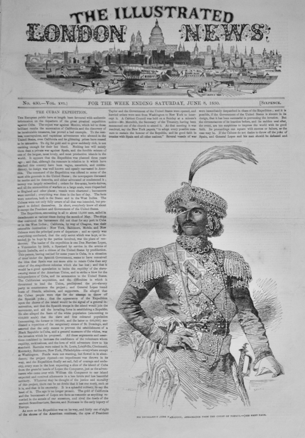 The Illustrated London News - June 8, 1850