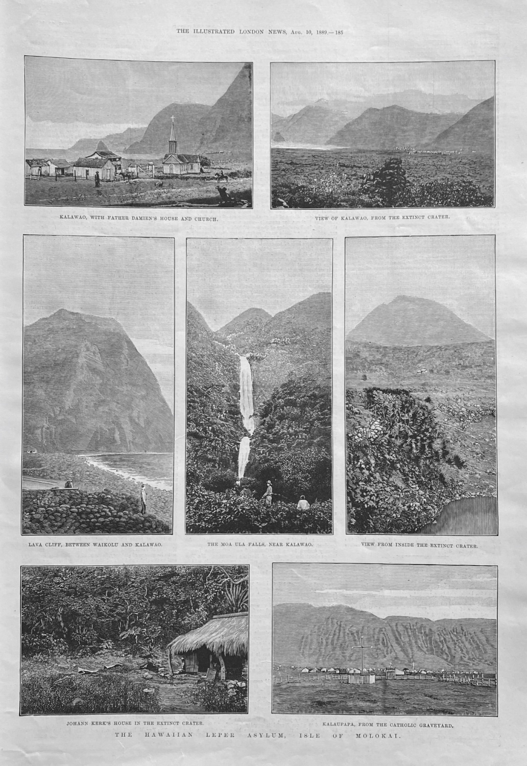 The Hawaiian Leper Asylum - 1889