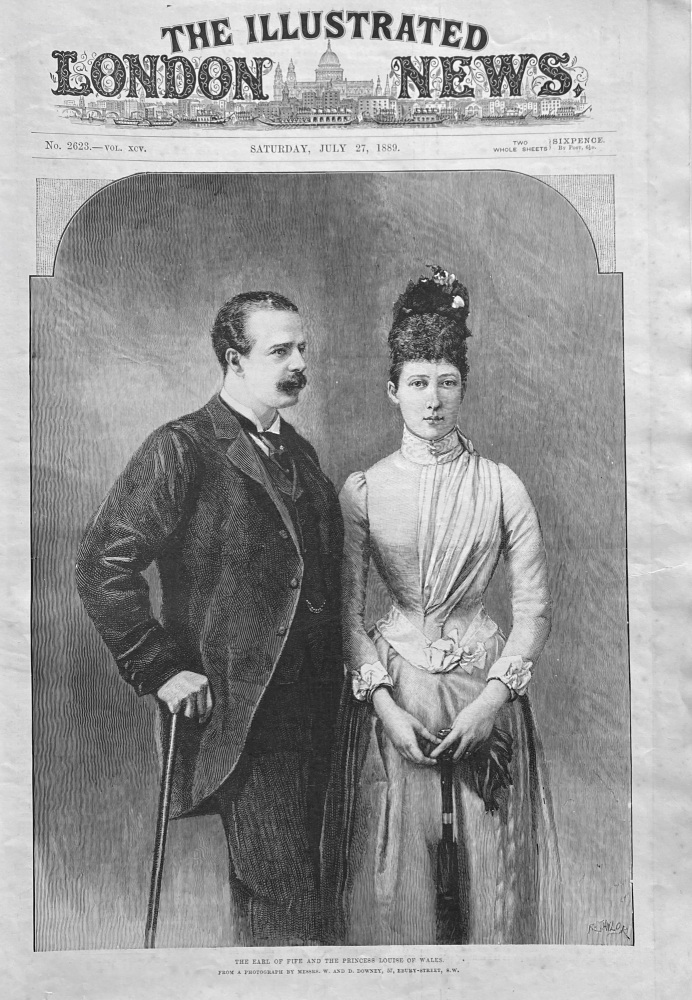 The Earl of Fife and the Princess Louise of Wales - 1889