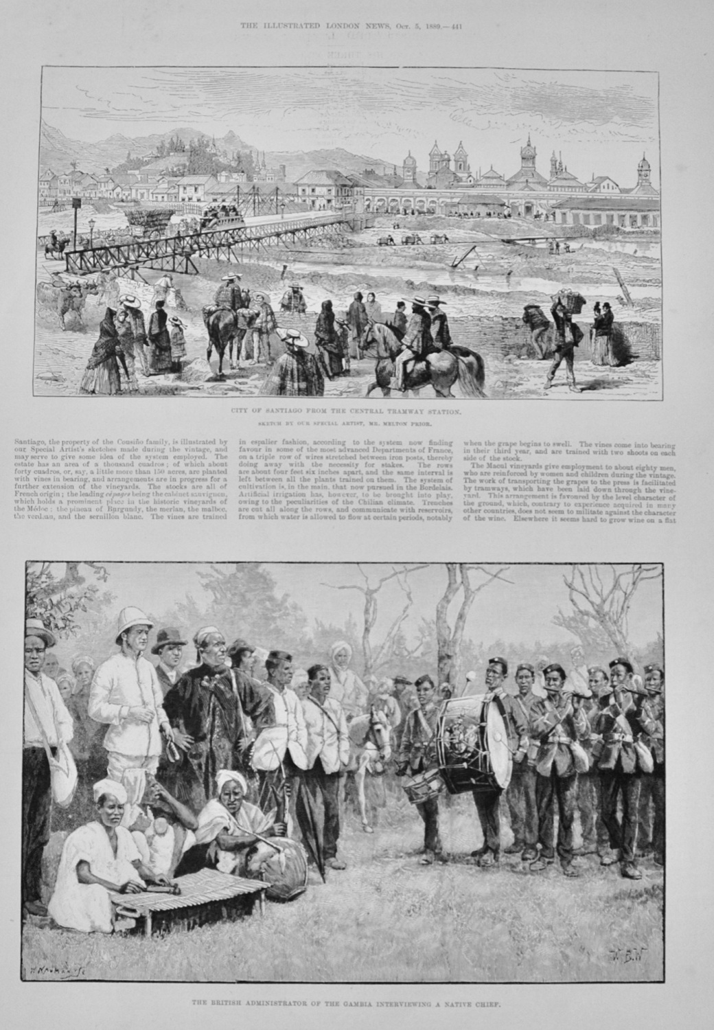 City of Santiago, Chile - 1889